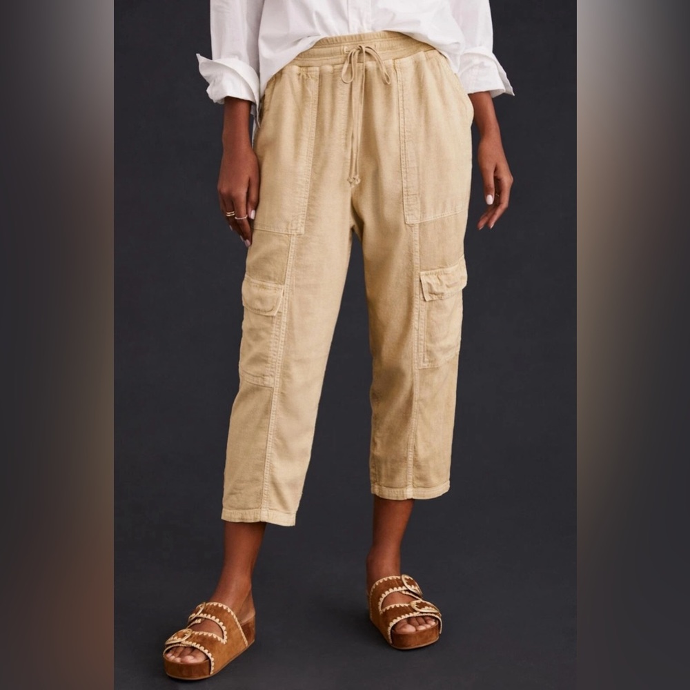 Daily Practice by Anthropologie The Evergreen Pants cargo style joggers size Med - Picture 2 of 6